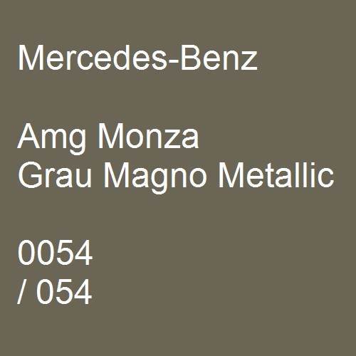 Mercedes-Benz, Amg Monza Grau Magno Metallic, 0054 / 054.